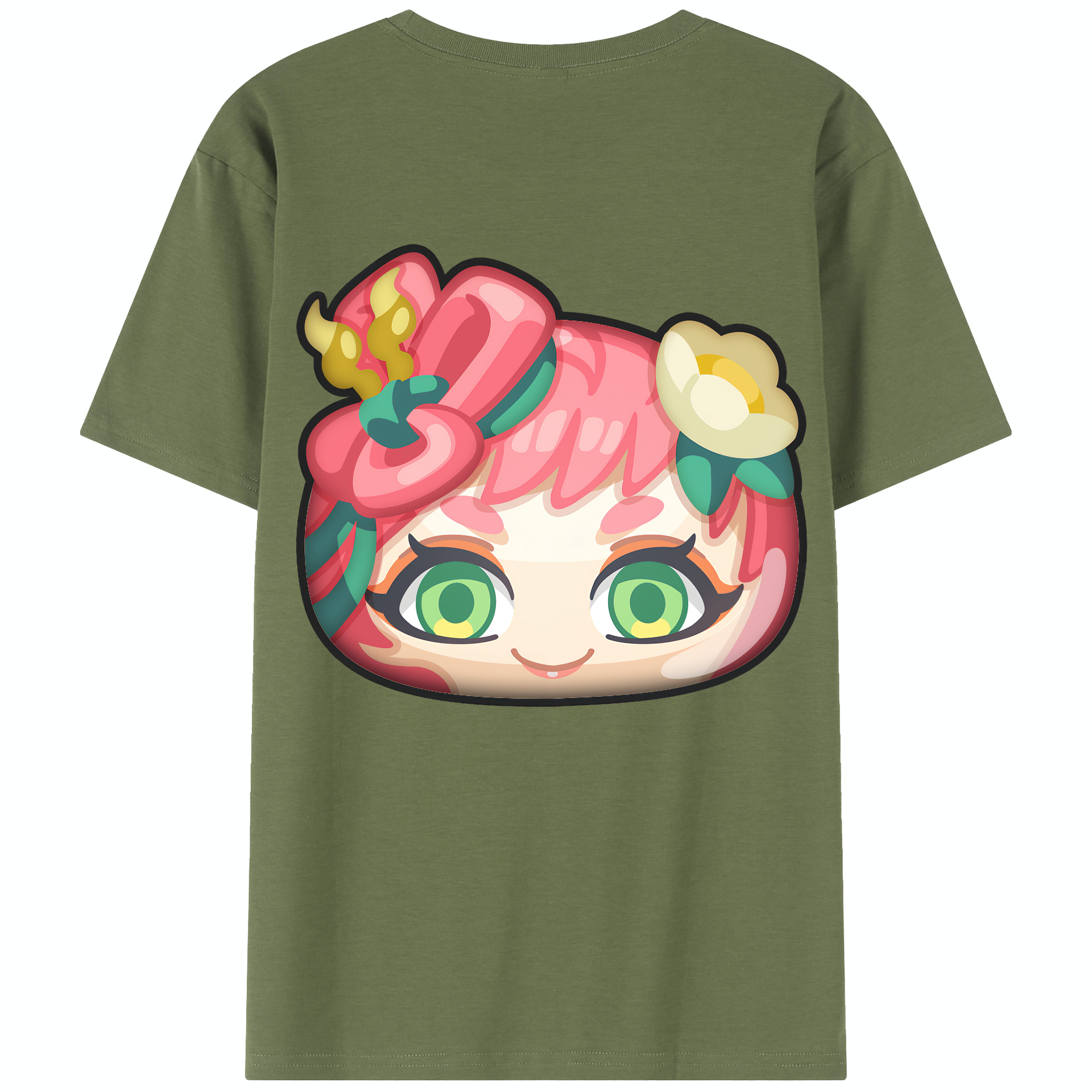（画像用） 妖怪ウォッチ Yo-kai Watch 綿100％半袖Tシャツ（背面プリント）